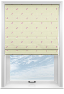 Pensford, Posey Rosies Pink - Roman Blind